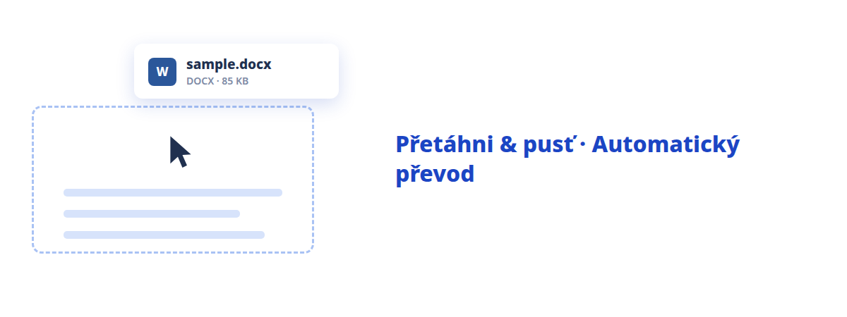 Pusťte soubor, dostanete PDF