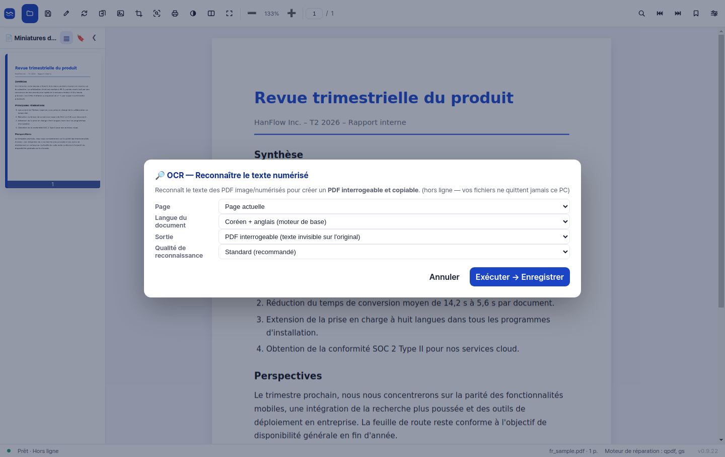 OCR haute précision pour documents numérisés