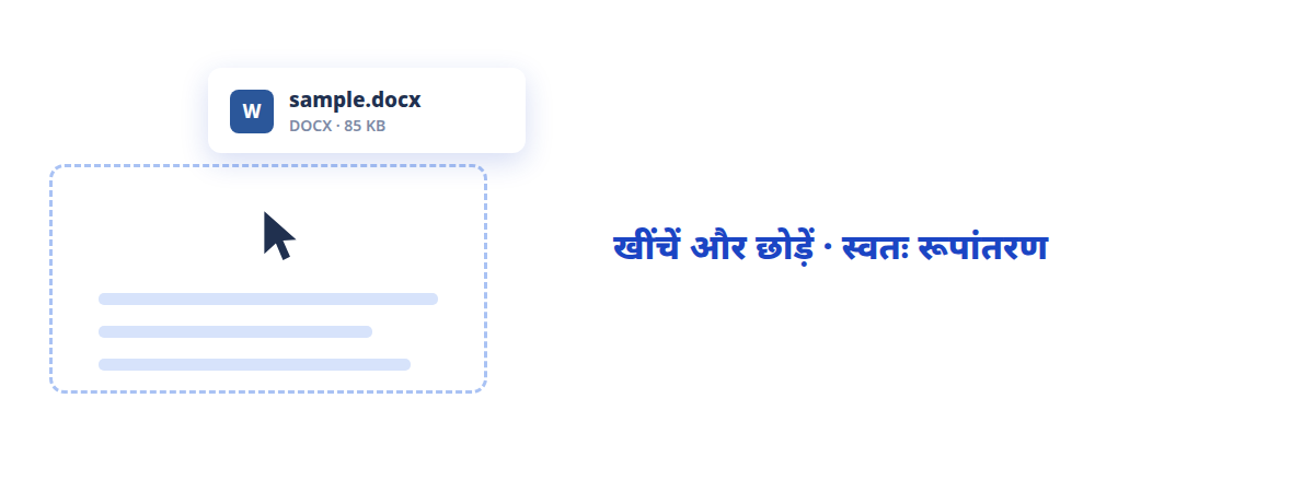 फ़ाइल छोड़िए, PDF पाइए