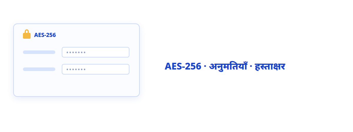सुरक्षा और हस्ताक्षर