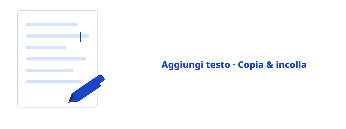 Modifica diretta del testo