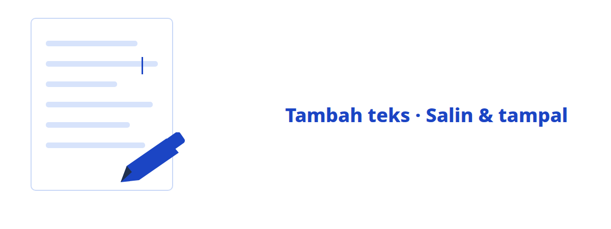 Suntingan teks terus