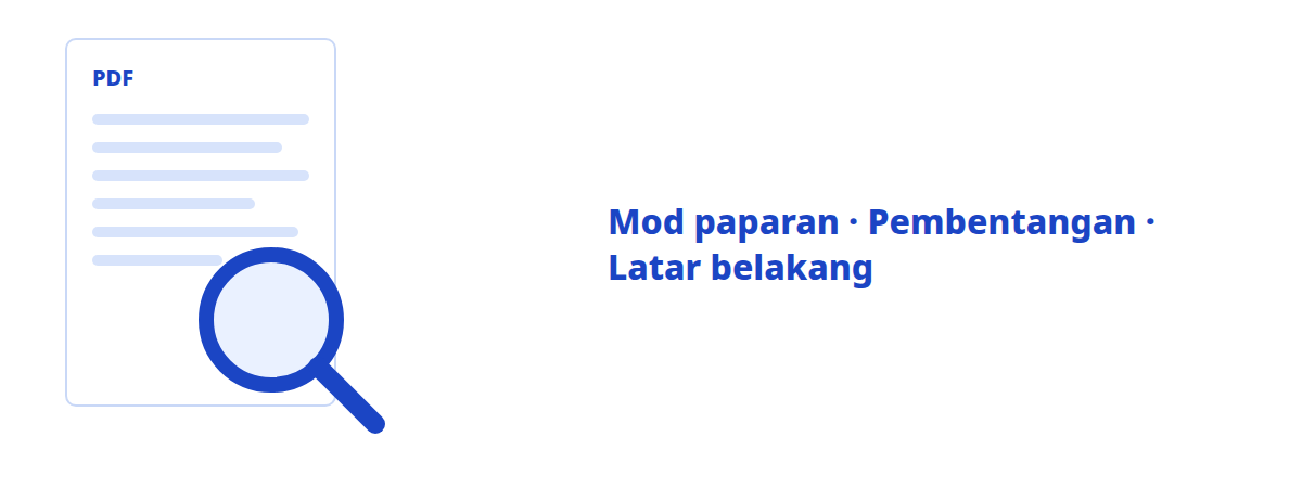 Paparan yang selesa