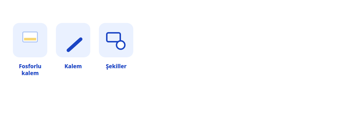 Fosforlu kalem · kalem · şekiller