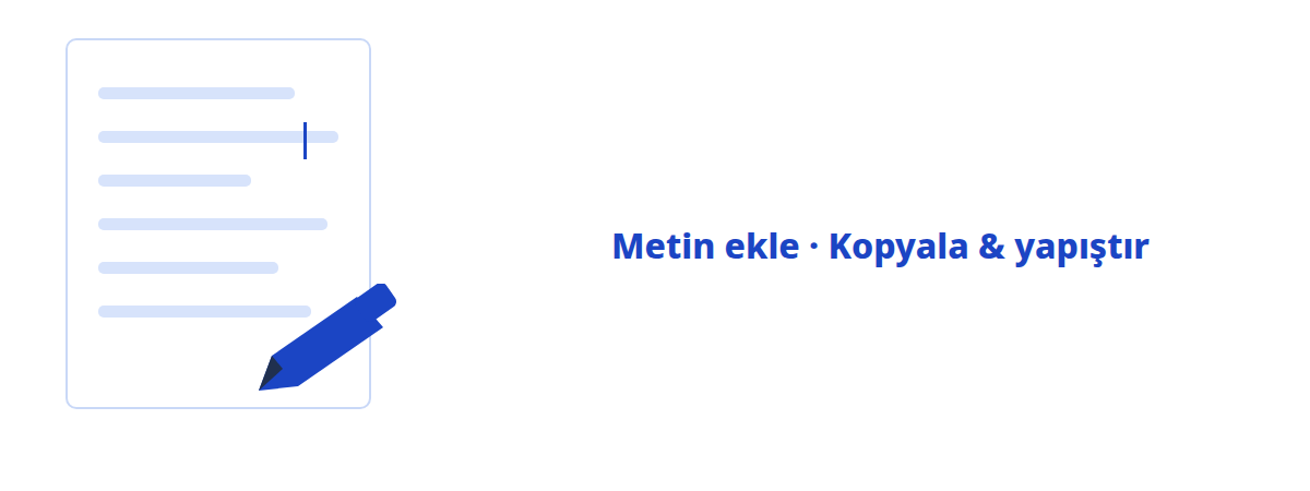 Doğrudan metin düzenleme